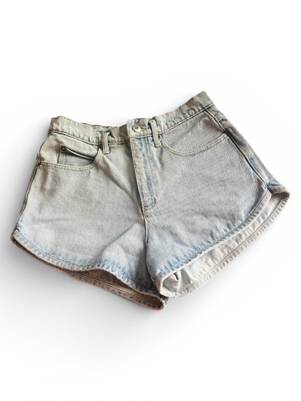 Vintage Palmettos Size 7 Denim Shorts High Waisted 80s/90s Light Wash